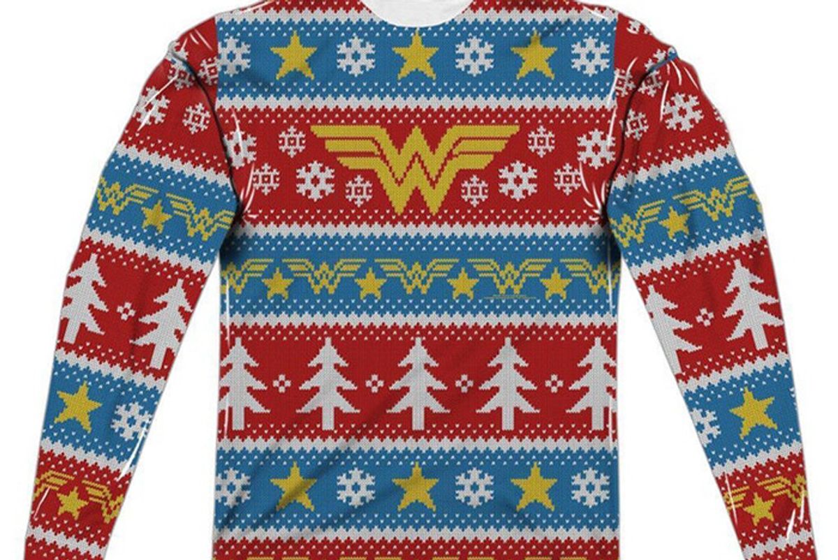Wonder Woman Ugly Christmas Sweater Shirt