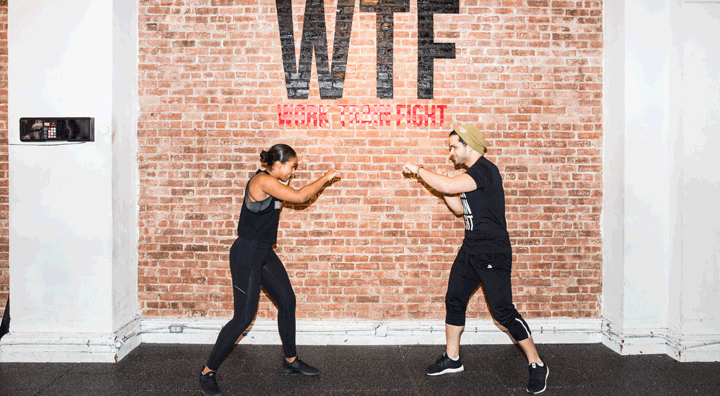 work train fight boxing