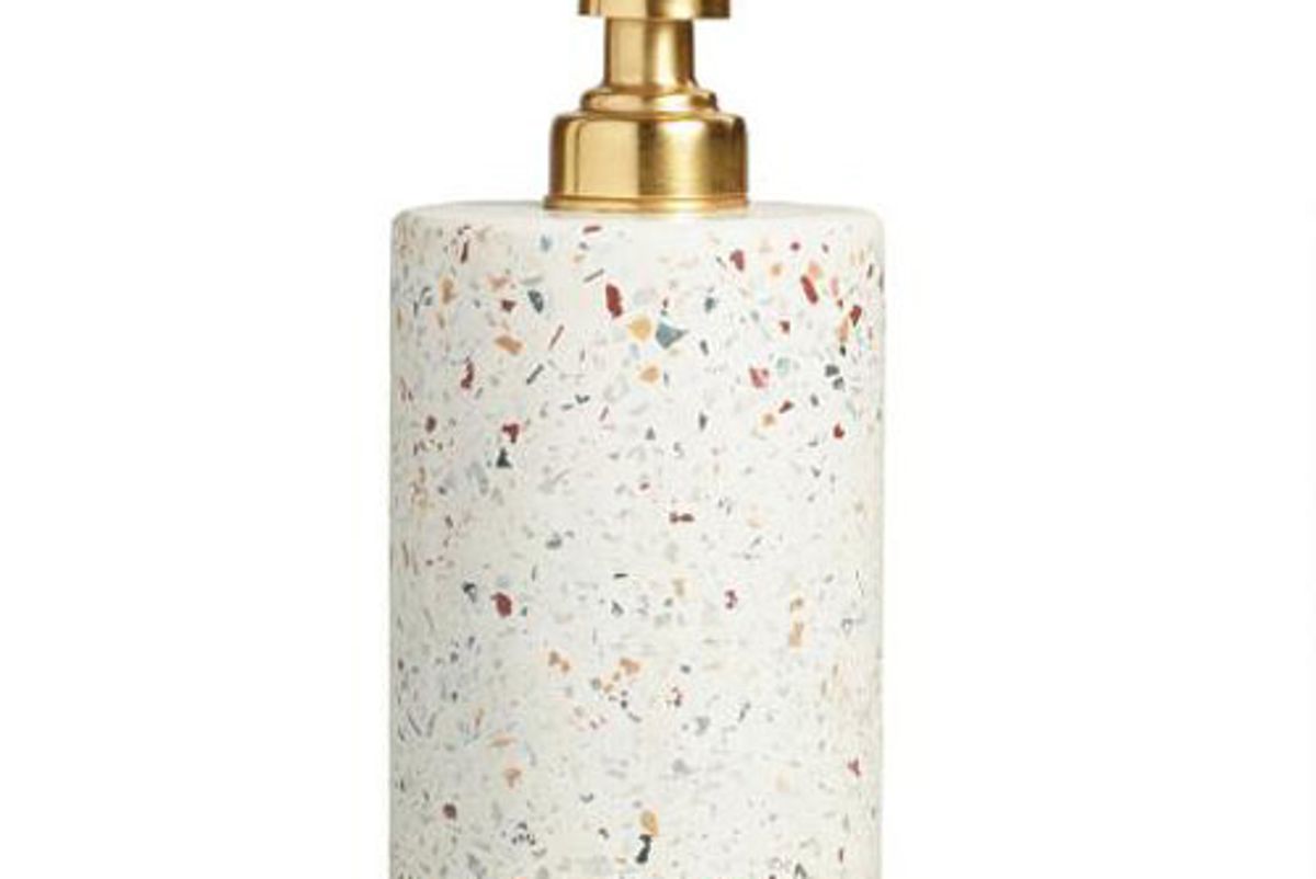 world market terrazzo soap dispenser