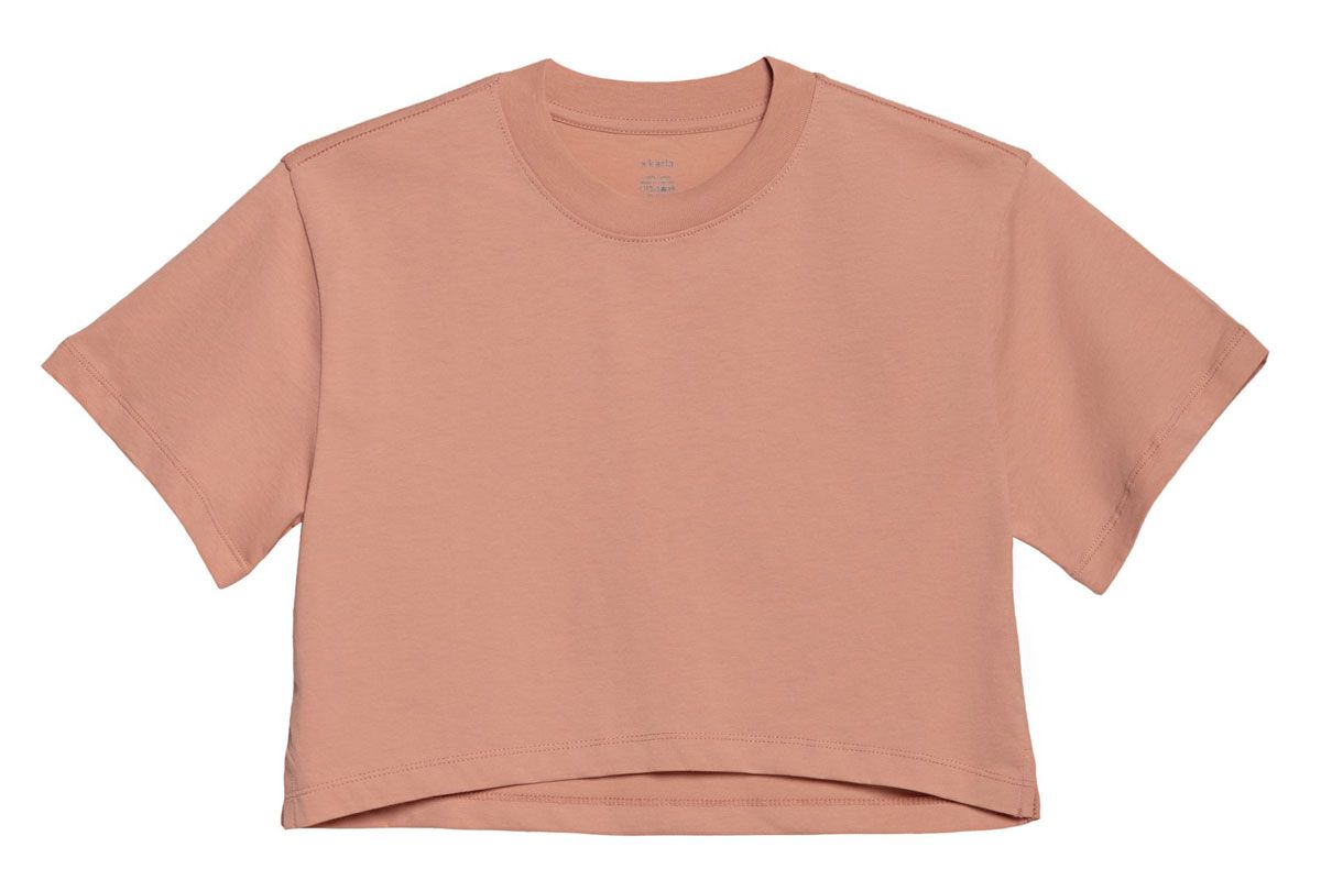 x karla the crop in dusty pink