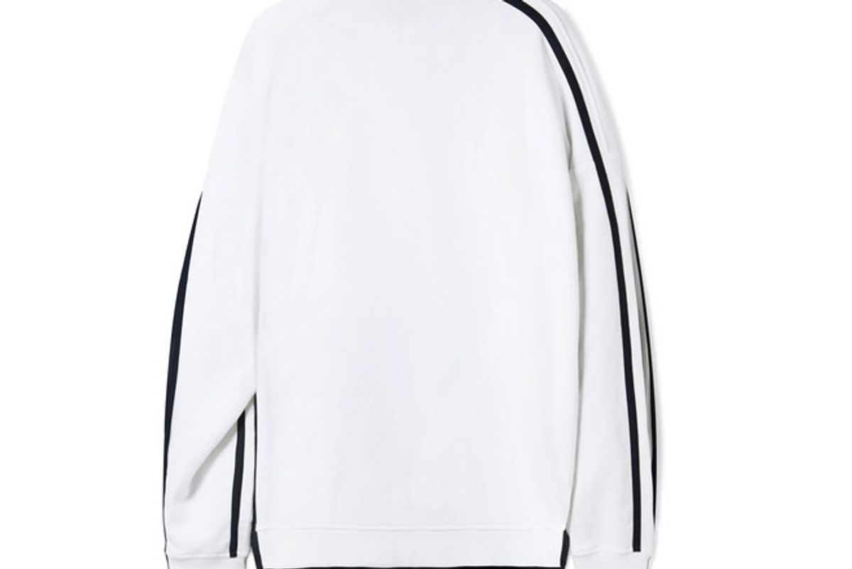 y project oversized layered cotton jersey sweatshirt