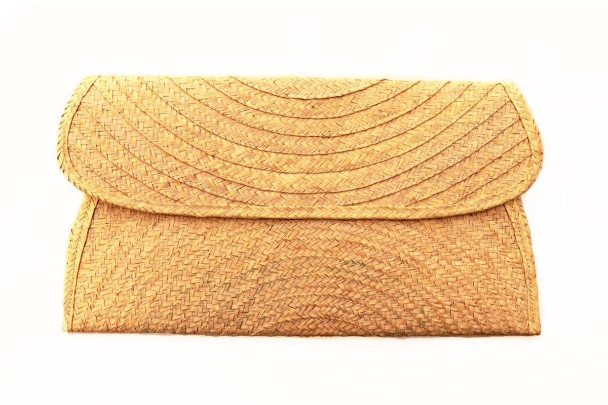 yanomami canvas clutch