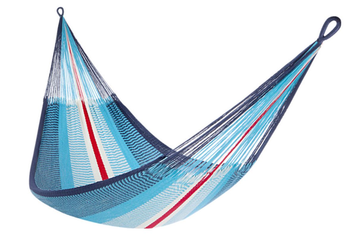 Yellow Leaf Blue-Red Hammock