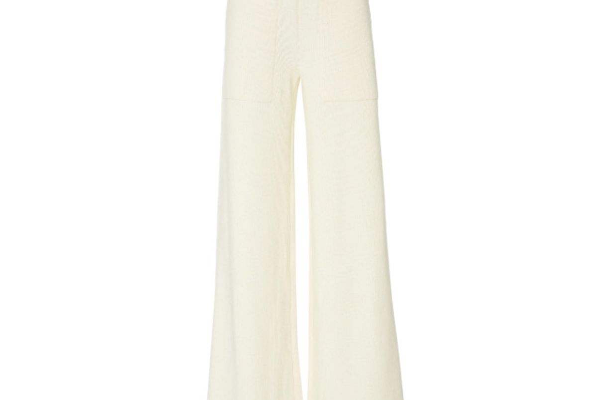 yeon penelope wide leg wool trousers