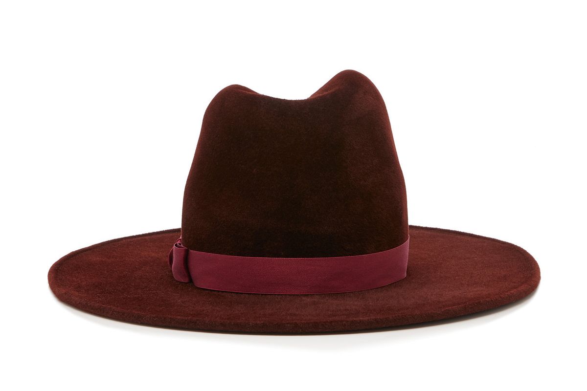 yestadt millinery exclusive peaks wide brimmed felt fedora