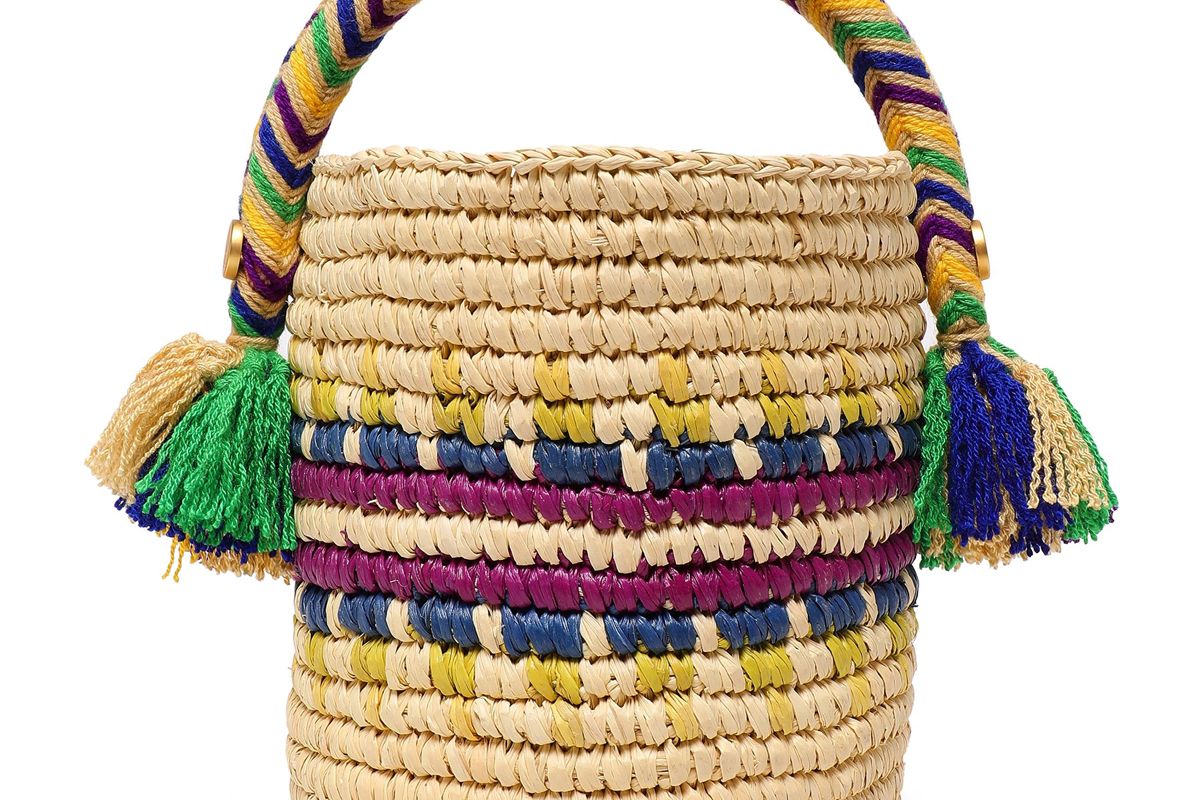 yosuzi rym straw bucket bag
