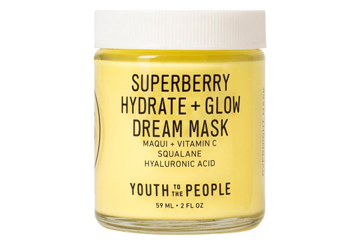 youth to the people superberry hydrate glow dream mask with vitamin c