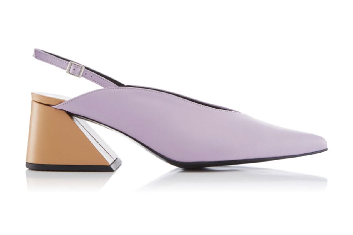yuul yie slingback leather pumps