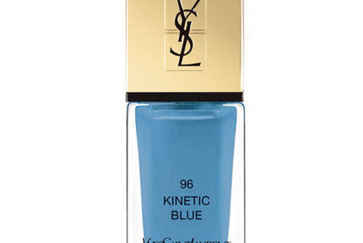 yves saint laurent beauty kinetic blue nail polish