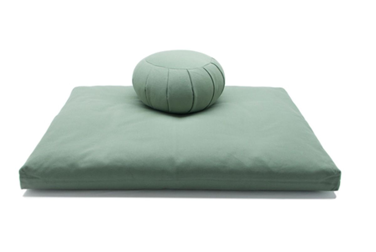 zafu and zabuton meditation cushion set