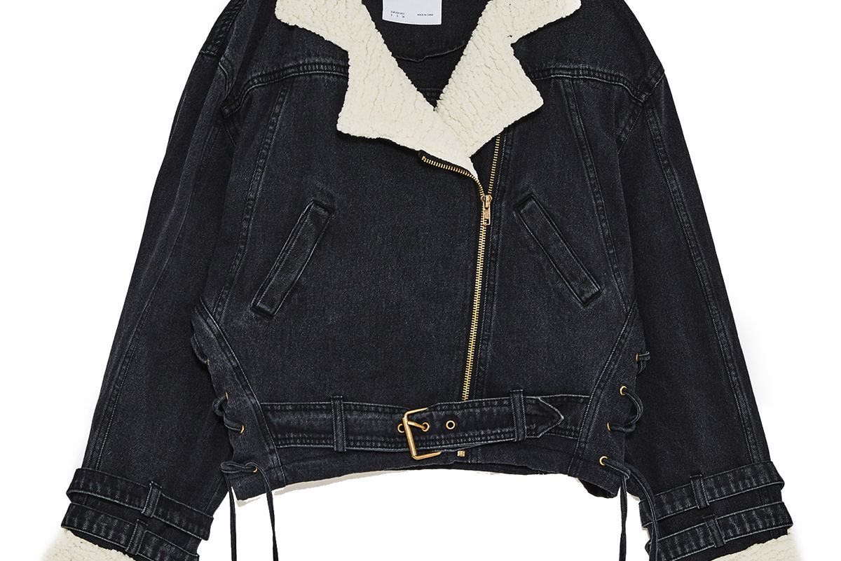 Denim and Shearling Jacket