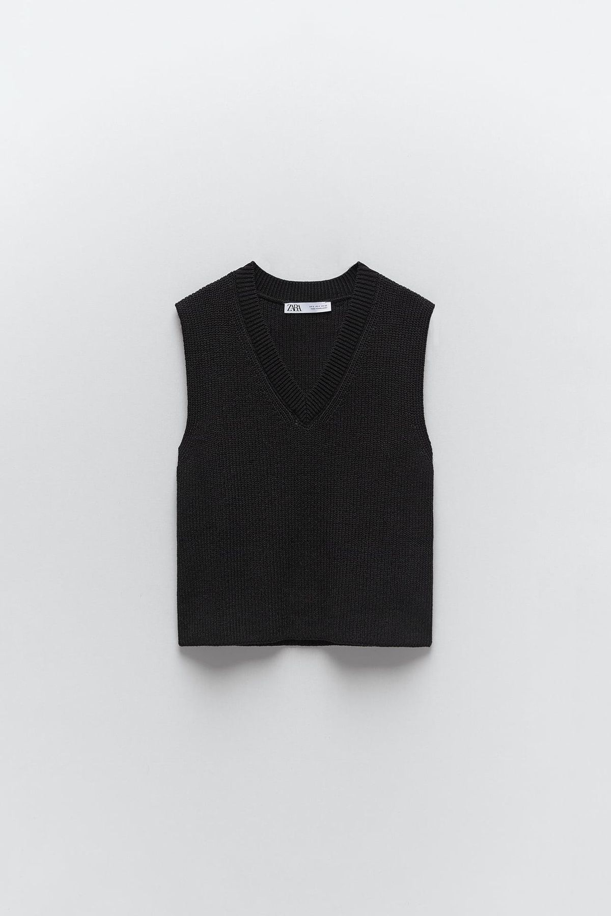 zara knit vest