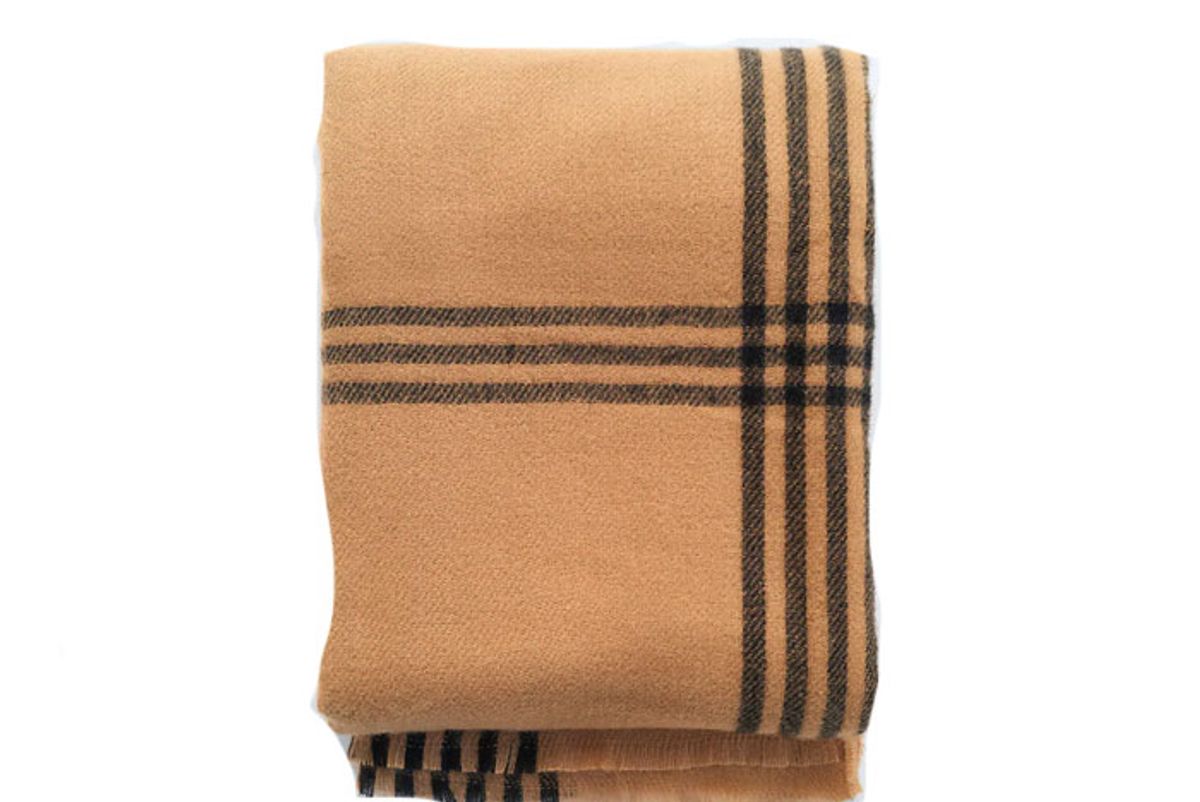 zara large plaid scarf