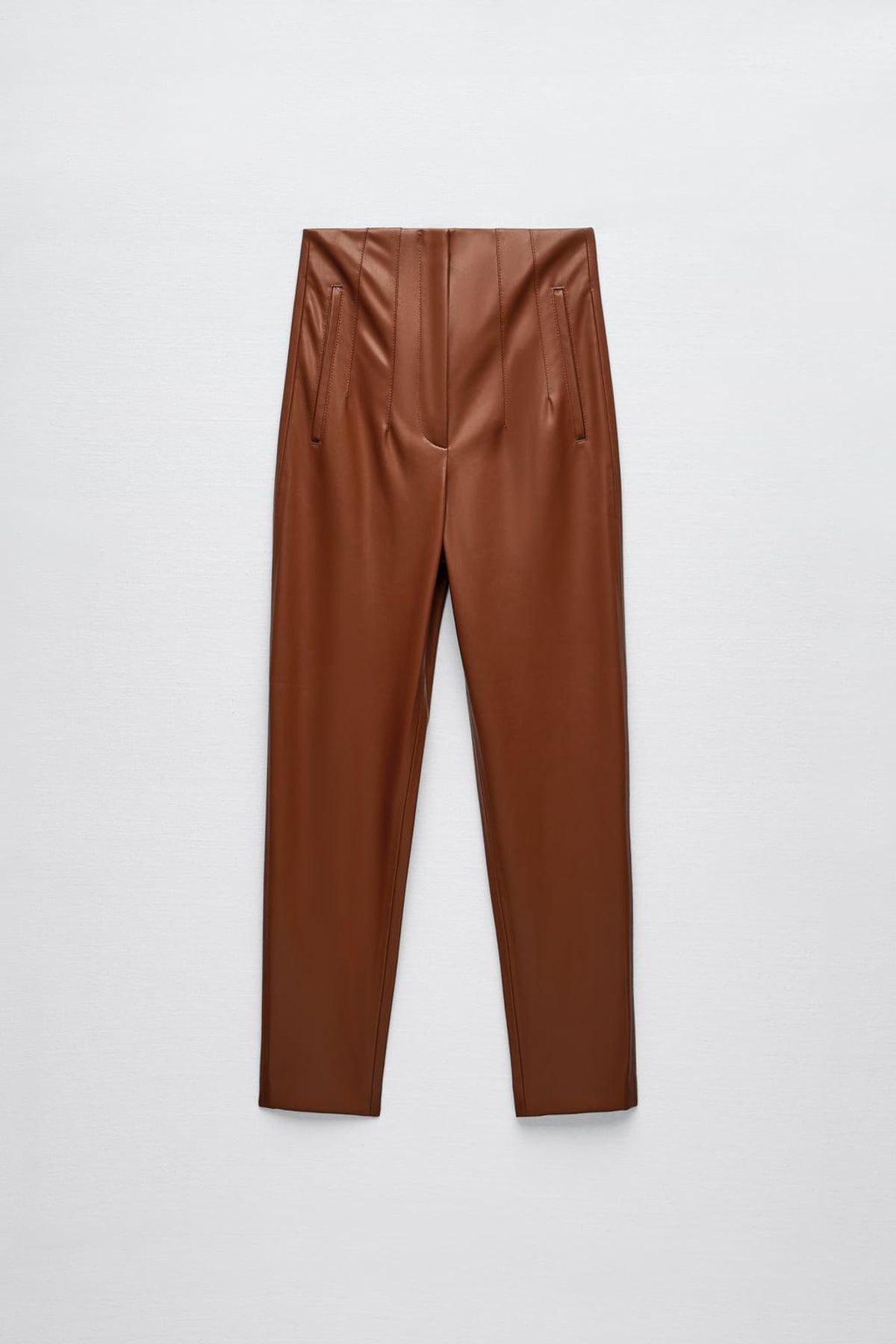 zara leather pant