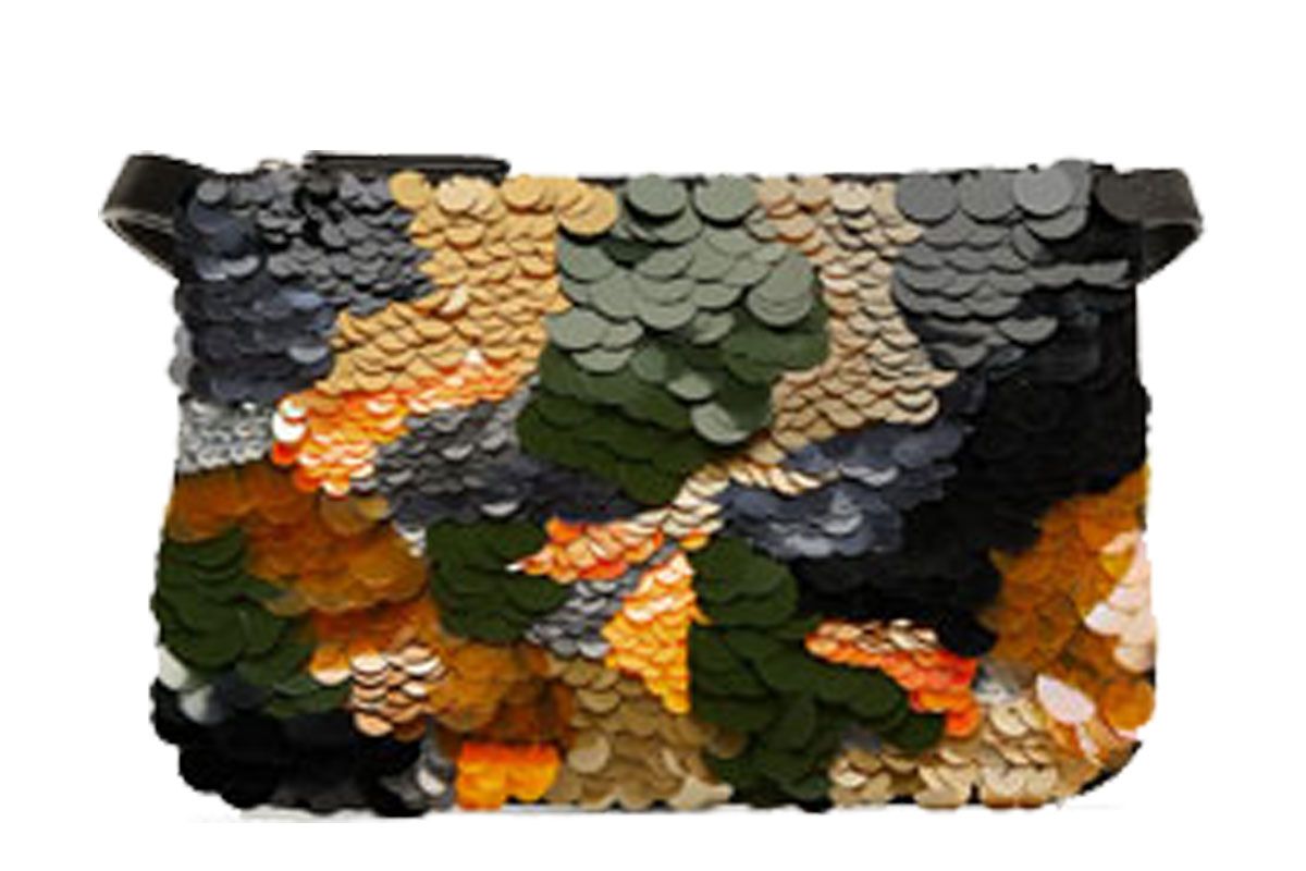 Sequinned Belt Bag Clutch