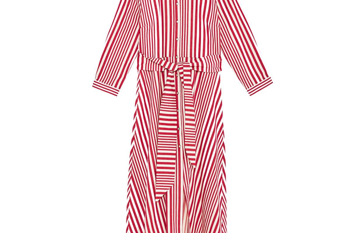 Striped Shirt-Style Tunic