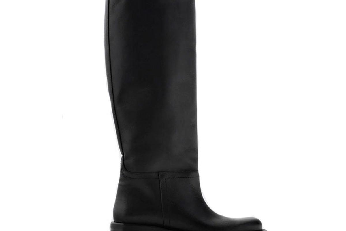 zara tall leather boots