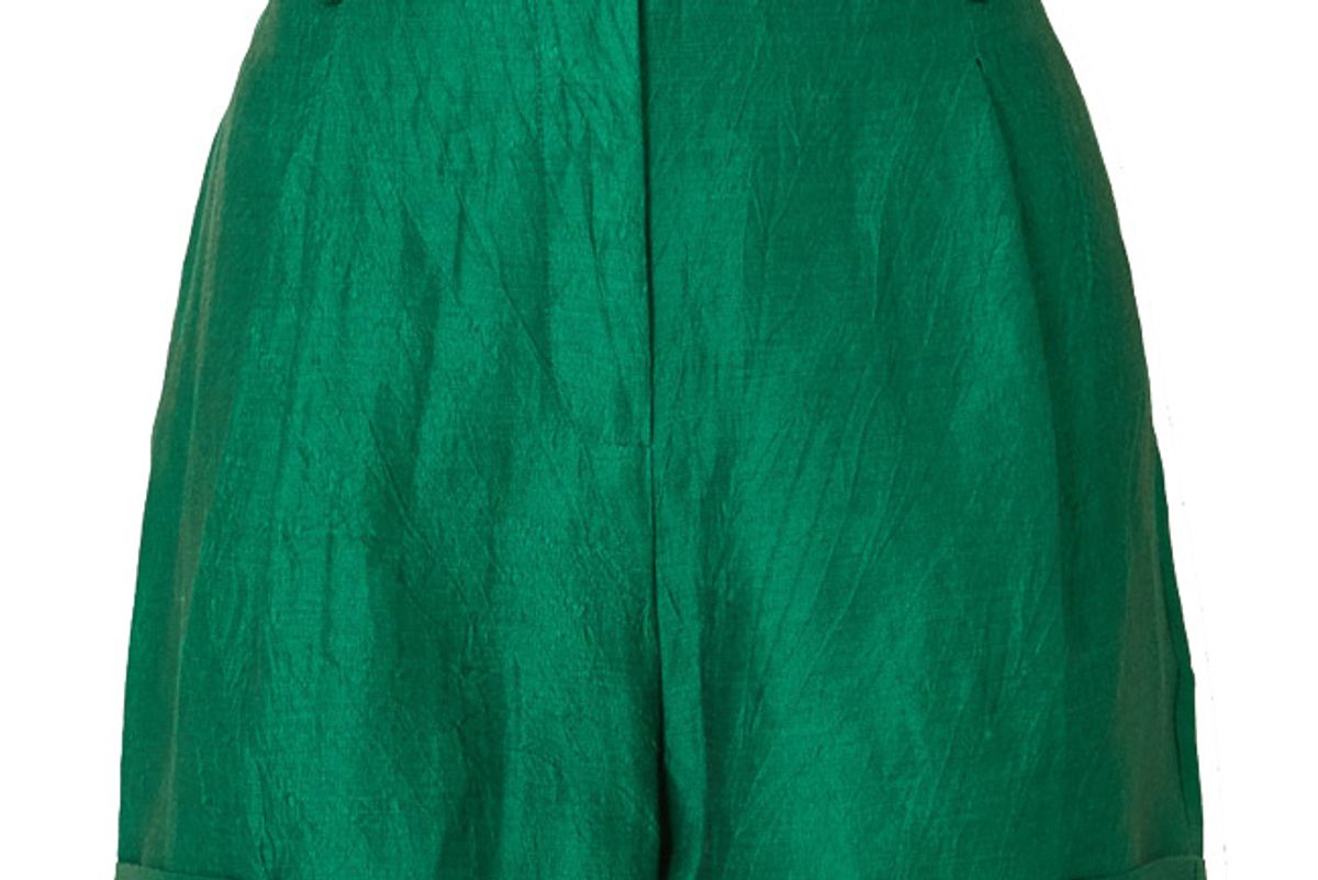 zeus and dione cyrus crinkled linen shorts