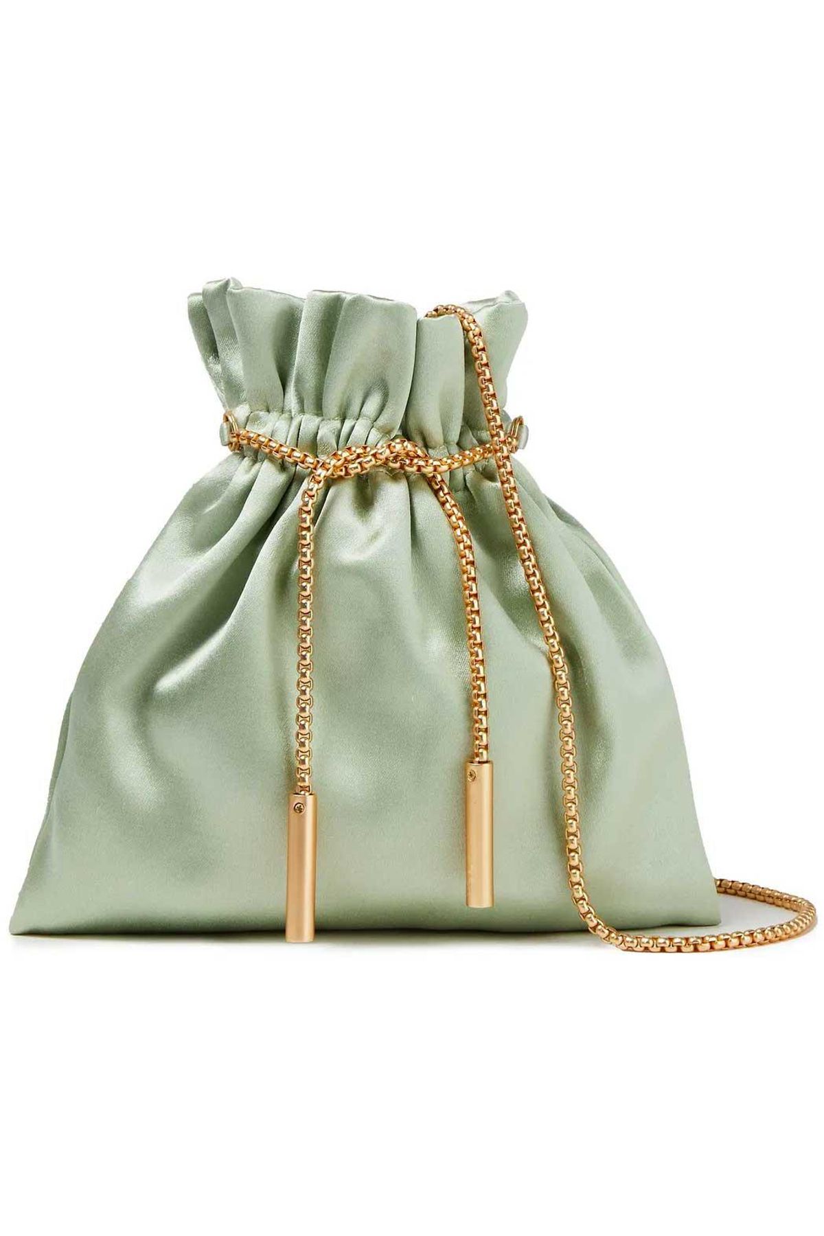 zimmermann gathered satin pouch 