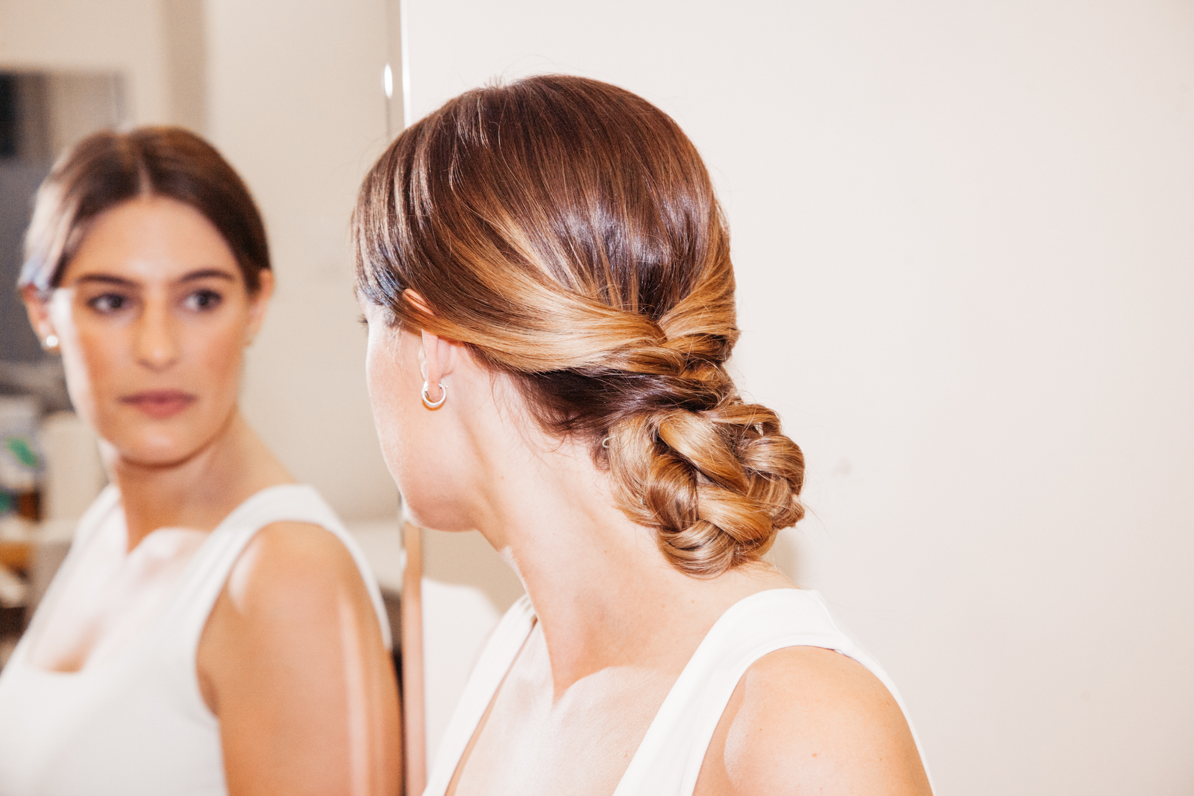 How To Do A French Braid Bun Wedding Hair Coveteur