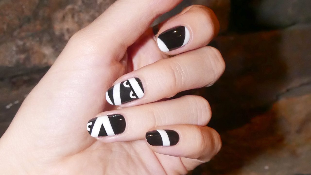 An Easy Step By Step Halloween Nail Art Tutorial Coveteur