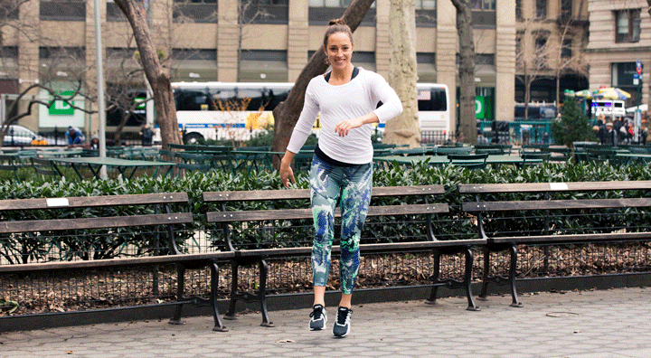 Trainer Jill Payne Shares Exercise Moves You Can Do in Public - Coveteur