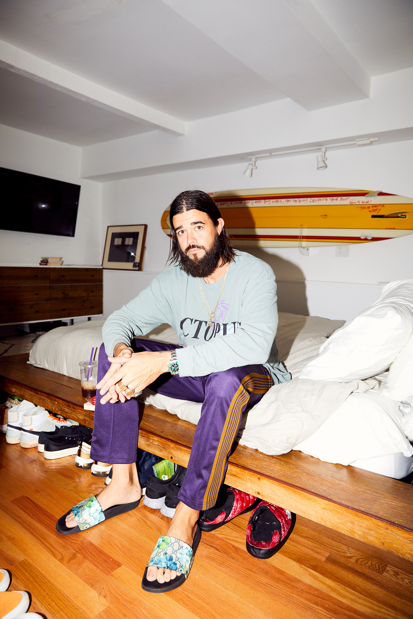 How A&R and Manager Brock Korsan Spends His Day - Coveteur