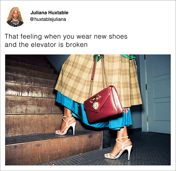 Juliana Huxtable Wears Gucci's Fall 2018 Collection