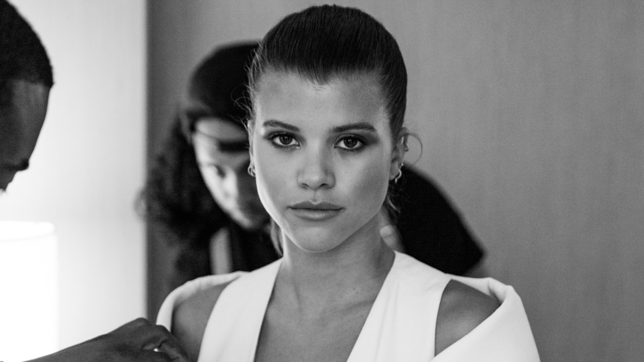 sofia richie getting ready