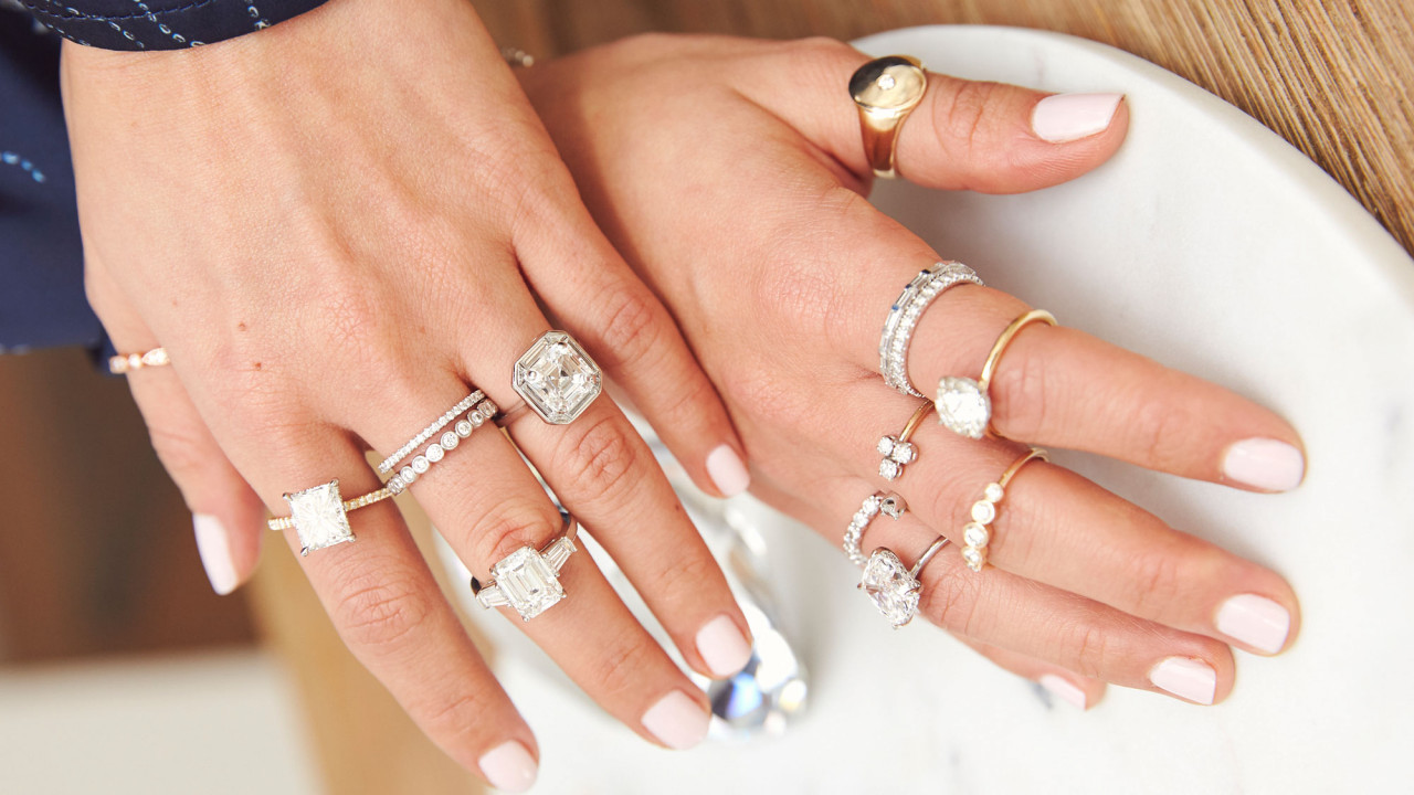 shop unique engagement rings