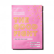 patchology online only moodmask the good fight clear skin sheet mask