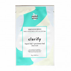 peach slices clarify mask