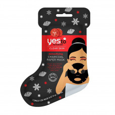 yes to tomatoes clear skin detoxifying charcoal paper mask