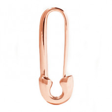 anita ko safety pin 18 karat rose gold earring