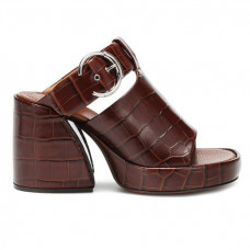 chloe wave croc effect slides