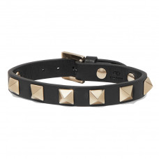 valentino garavani the rockstud leather bracelet